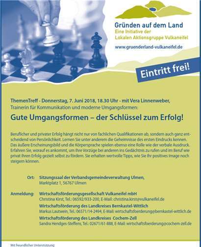 „Gute Umgangsformen - der Schlüssel zum Erfolg“