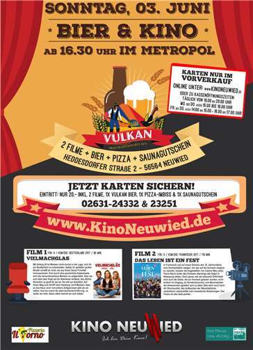Bier & Kino – Das Sommer-Kino-Event 