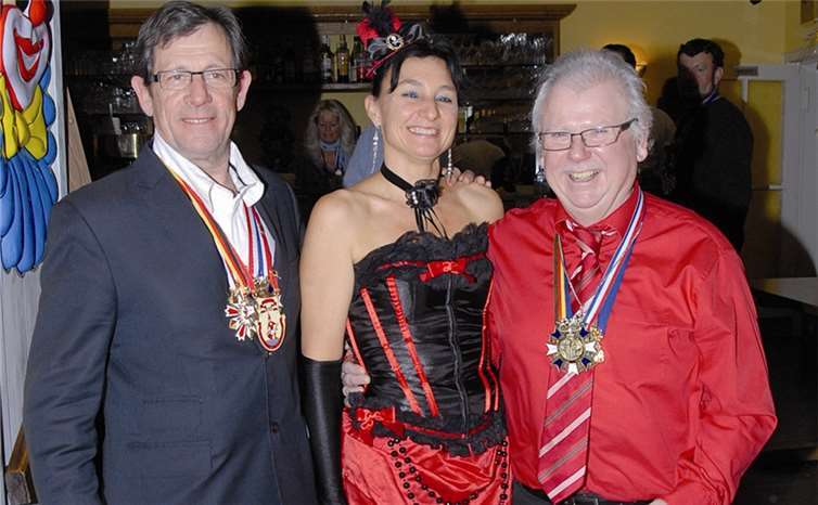 Festessen für französische und deutsche Karnevalisten 