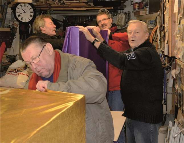 Karneval 2014 - Nachlese Wagenbau 