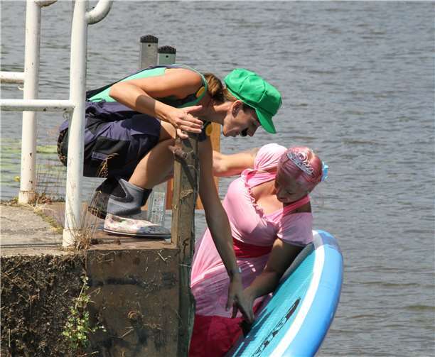 Der Kurpark wurde zur Festmeile, die Lahn zur Rennstrecke 