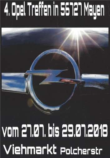 4. Opel-Familientreffen in Mayen