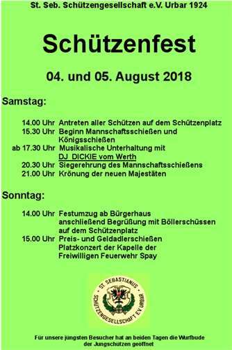 Urbarer Schützen zu Gast in Vallendar 