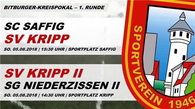 Seniorenfußballer im Bitburger-Kreispokal gefordert 