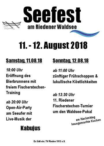 Seefest mit Fischerstechen