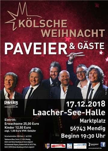 „Kölsche Weihnacht mit PAVEIER und Gäste“
