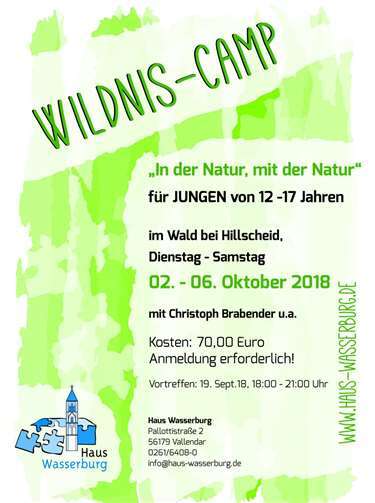 Wildnis-Camp, interaktive Lesung und spirituelle Kreistänze 