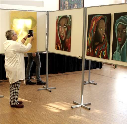 Kunst und Kunsthandwerk stieß bei zahlreichen Besuchern auf großes Interesse 