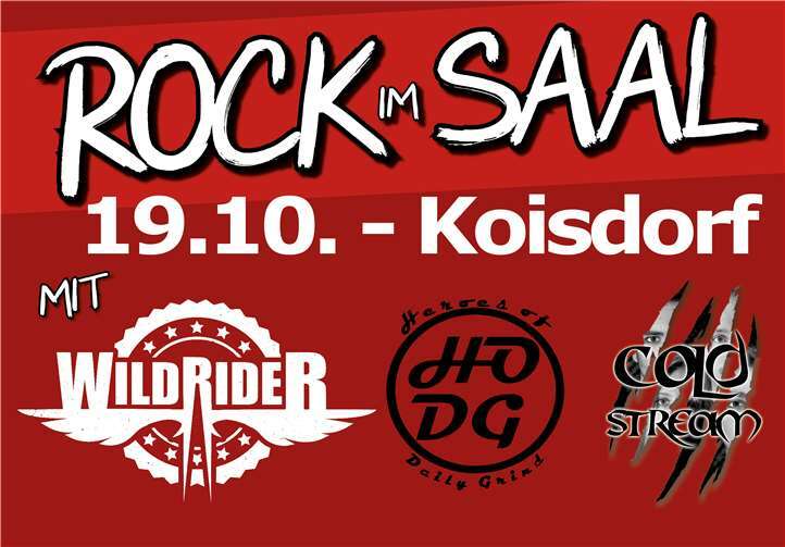 Drei Bands rocken den Saal