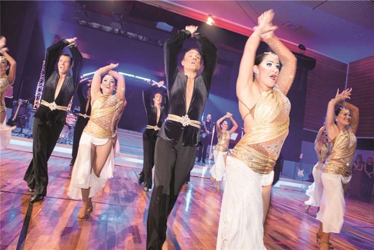 Ball des Sports tanzte bis in die Nacht in die glitzernde Welt von Las Vegas  Ball des Sports tanzte bis in die Nacht in die glitzernde Welt von Las Vegas