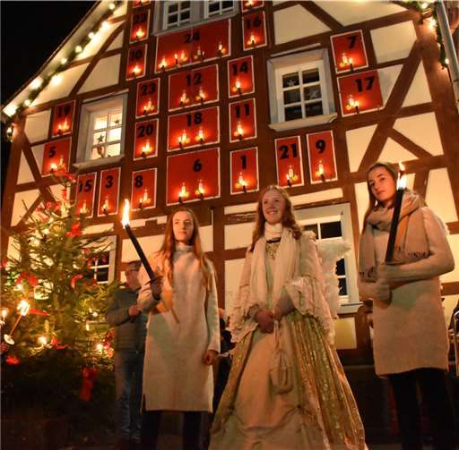 Ein Fackelzug mit fast 150 Teilnehmern 