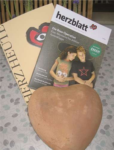 Mitglieder-Zeitschrift „Herzblatt“ für junge Eltern 