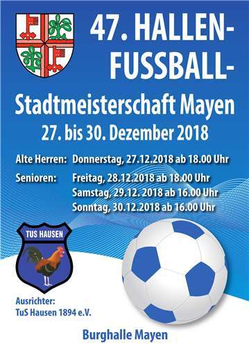 Wer wird Stadtmeister 2018 in der Burghalle in Mayen?