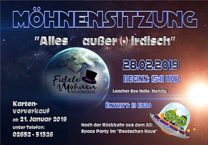 Der Countdown zur diesjährigen Möhnensitzung läuft! 