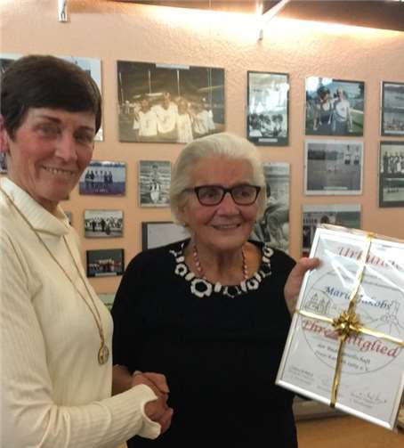 Maria Jakobs zum Ehrenmitglied ernannt 