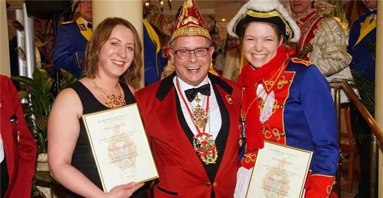 Empfang des Herrenelferrates entpuppt sich als mittelrheinisches Prinzentreffen 