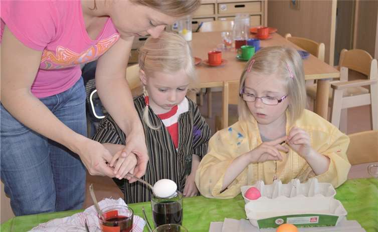 Viele Aktivitäten ums Ei 