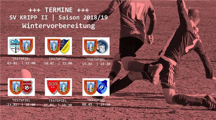 SV Kripp II startet in die Wintervorbereitung