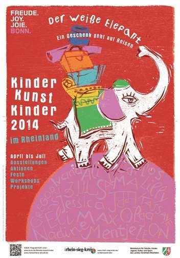 „KinderKunstKinder“ unter dem Motto „Der weiße Elefant“ 