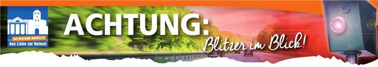 Die Stadtverwaltung Bad Neuenahr-Ahrweiler informiert Mobile Geschwindigkeitskontrollen 