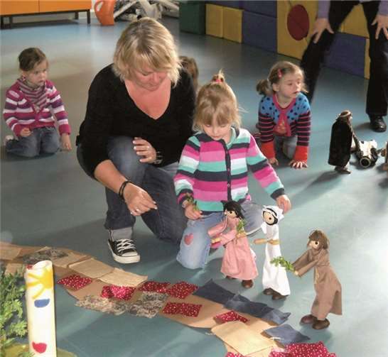 Eine religiöse Woche stimmte die Kinder auf Ostern ein 