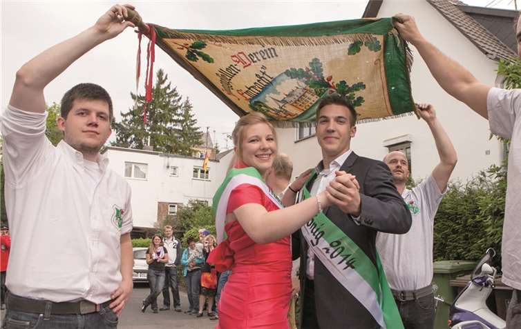 Maikönigspaar wurde gekrönt 