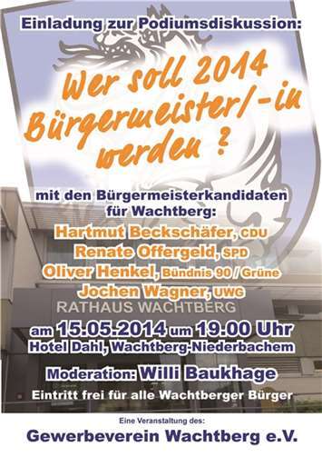 Öffentliche Podiumsdiskussion 