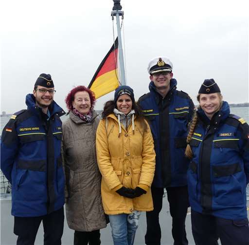 Cochemer Delegation bei der Marine zu Gast 