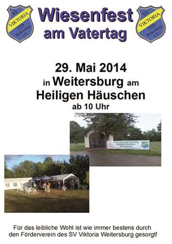 Am Vatertag geht es zum Wiesenfest 