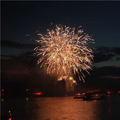 Rhein in Flammen 2019 in Linz am Rhein 