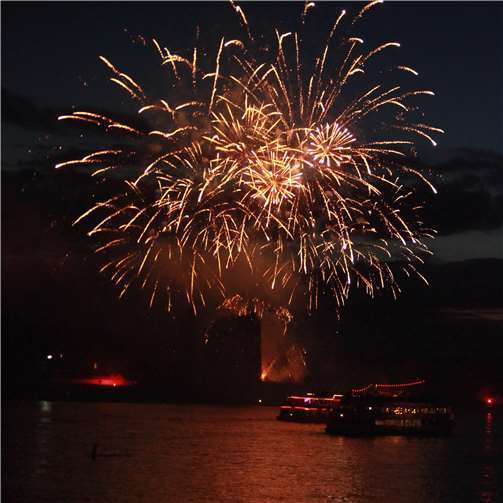 Rhein in Flammen 2019 in Linz am Rhein 