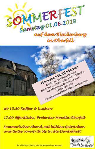 Sommerfest auf dem Bleidenberg