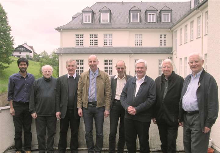 Bürgermeisterkandidat Peter Stäblein im Wahlkampf unterwegs 