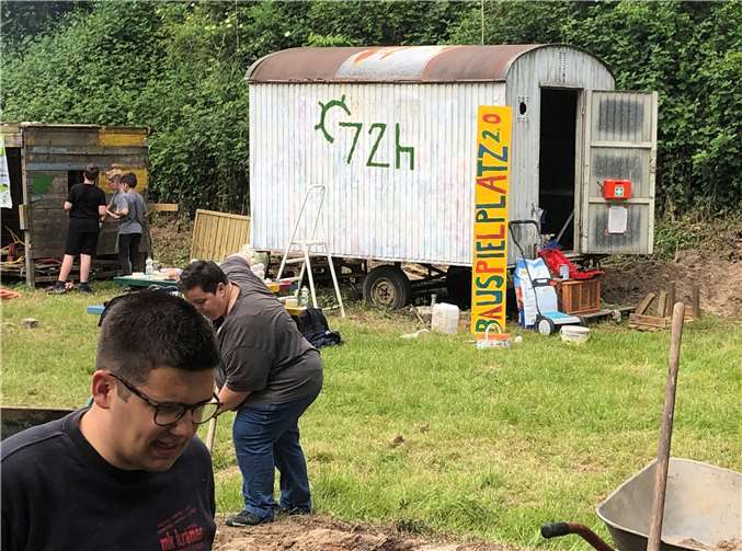 Bauspielplatz im Mallendarer Bachtal erneuert 