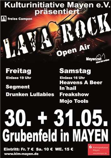 Schroffe Klänge beim Lava-Rock Open Air Festival