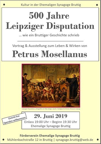 Ausstellung zum Leben und Wirken von Petrus Mosellanus 