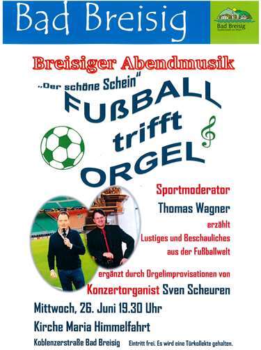 Fußball trifft Orgel
