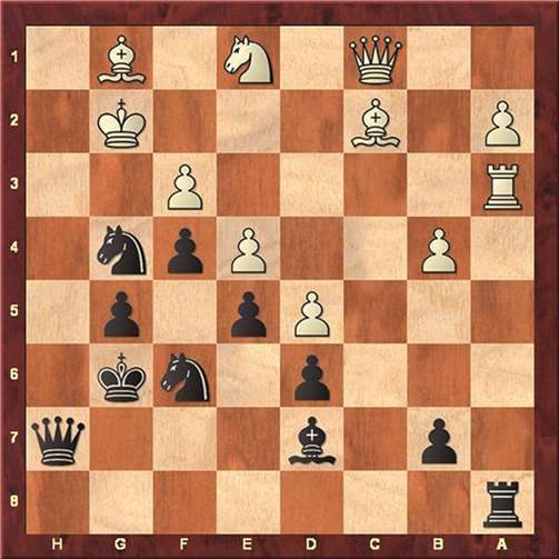 Schwarz setzt in drei Zügen matt