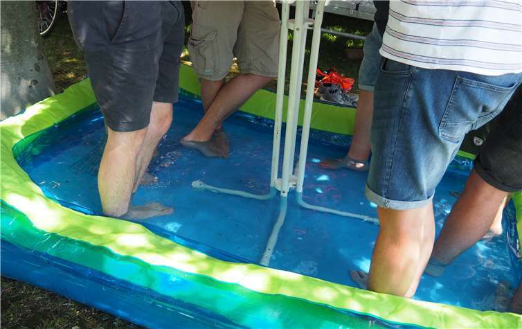 Mendelssohn-Park verwandelte sich traditionell wieder in einen Festplatz 