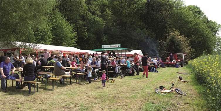 Schöner Ausblick bei gutem Wetter 