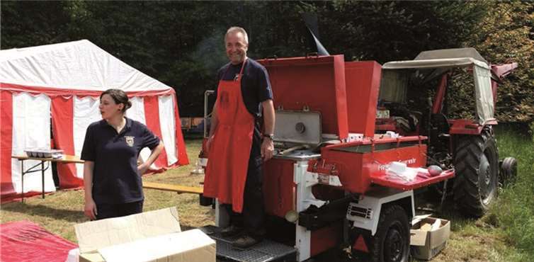 Schöner Ausblick bei gutem Wetter 