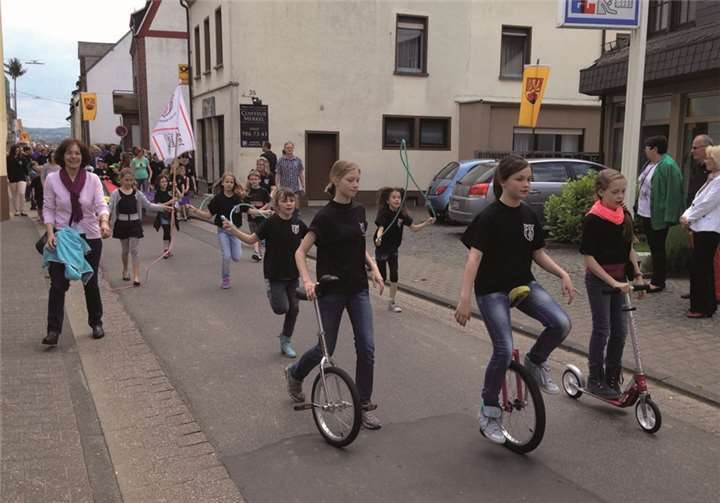 Beim Kirmesumzug 2014 mit dabei!