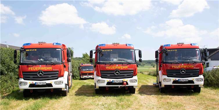 Gemeindefeuerwehrtag im kleinen Ort 