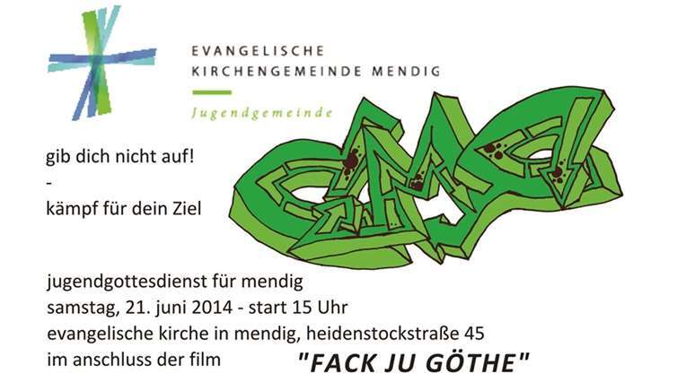 Jugendgottesdienst „C M C“ (cinema meets church)