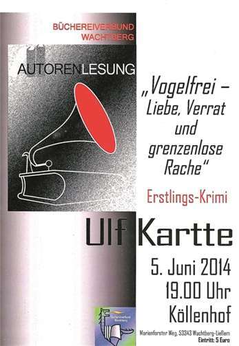 „Vogelfrei“ – Lesung mit Ulf Kartte 