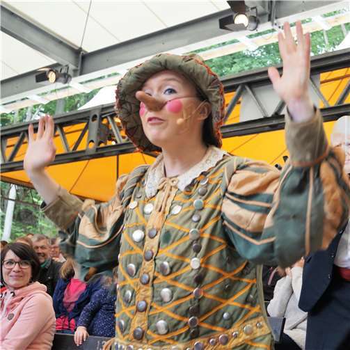 Pinocchio und seine Grille begeistern 