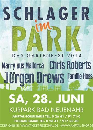 „Schlager im Park - Das Gartenfest 2014“ 