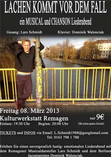Musical/Chanson-Liederabend mit Lars Schmidt in Remagen 