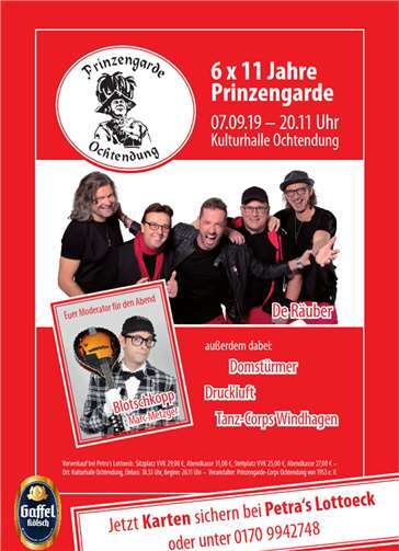 Jubiläumsfest mit kölschen Stars 