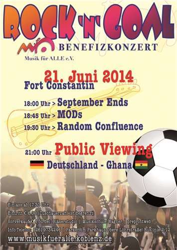 „Rock‘n‘Goal“ auf dem Fort Konstantin 